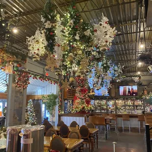 Part of the decorations in the restaraunt