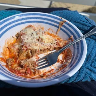 Lasagna with huge chunks of meat !