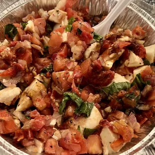 Bruschetta mixture (minus bread)