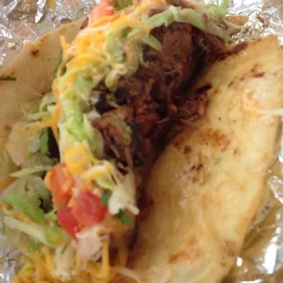 Brisket taco