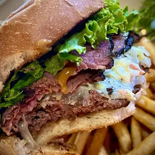 Pastrami burger