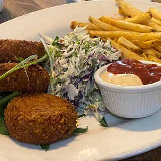 Dungeness Crab Cakes Plate
