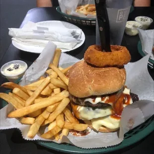 Monster burger $12.99......