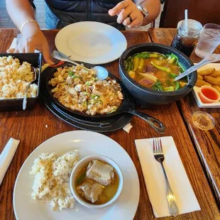a man eating a meal