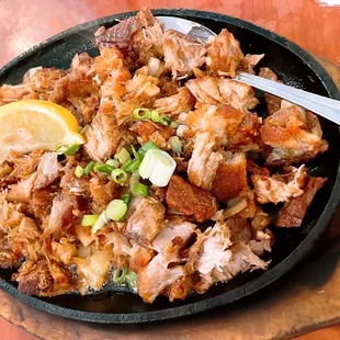 a plate of food on a table