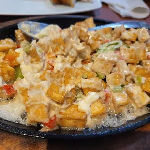 Sizzling Tofu