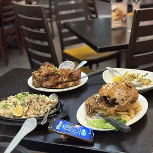 Chicken Sisig, Crispy Pata, and Max's Whole Chicken