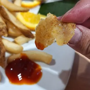 fish and chips, food