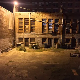 Interesting views from the back patio...