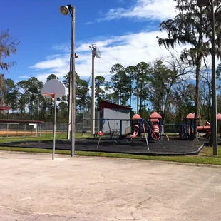 Basketball... Playground... Baseball and a covered patio... What more could ya want!?!
