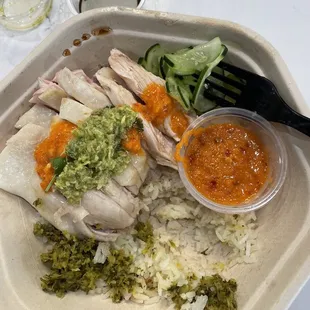 Classic dish. Finally hainan chicken this side of town. :))