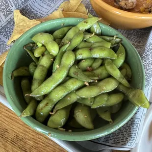 soy garlic edamame