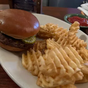 Burger &amp; fries - $8.50 on Mondays!