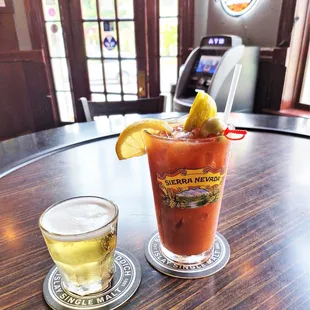 Best Bloodies with a beer chaser