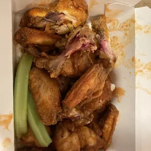 Under cooked chicken wings
