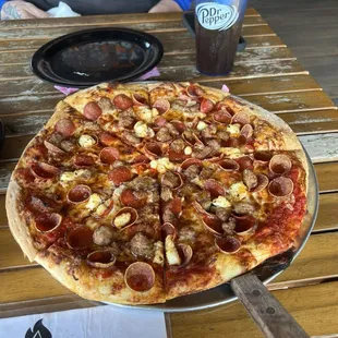 Hot Honey Ricotta Pizza