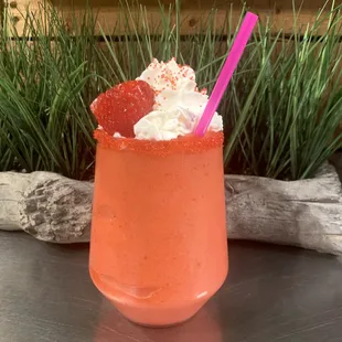 The frozen strawberry shortcake