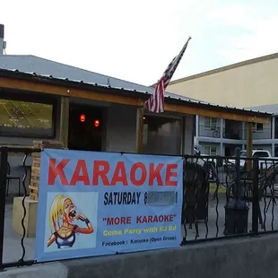 the front of the restaurant