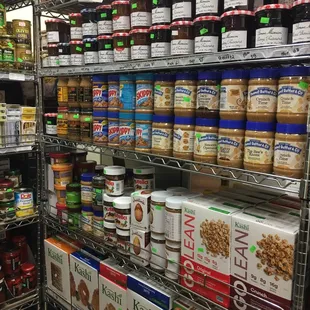 a variety of food items