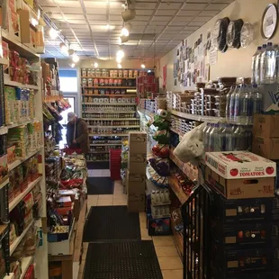 the inside of a grocery store