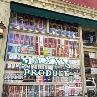 the outside of the store