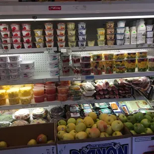 a variety of fruits and vegetables