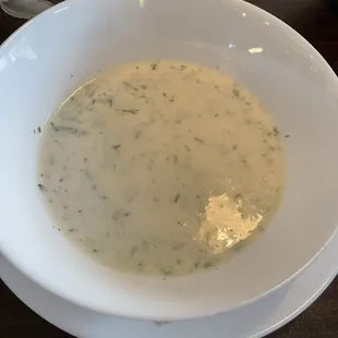 Chłodnik (cucumber soup)