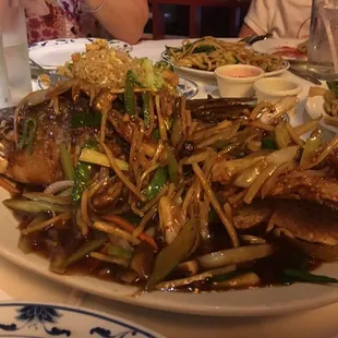 Crispy Hunan sea bass