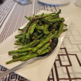 Vegetarian Wok-Fried String Beans