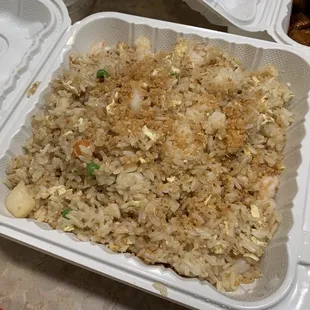 Garlic Seafood Fried Rice