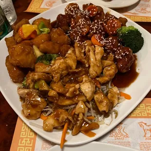 Triple plate