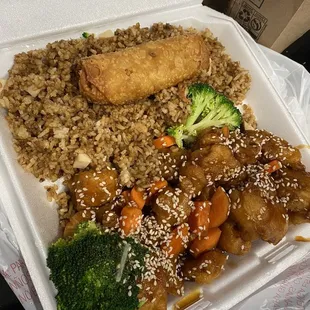 Sesame Chicken (mediocre)
