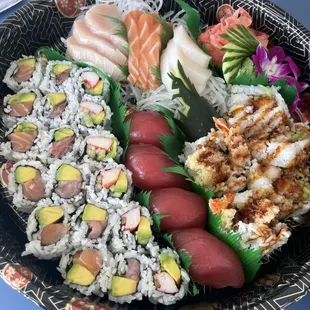 sushi and sashimi, sashimi, food, sushi