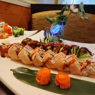 sashimi, sushi and sashimi, food, sushi