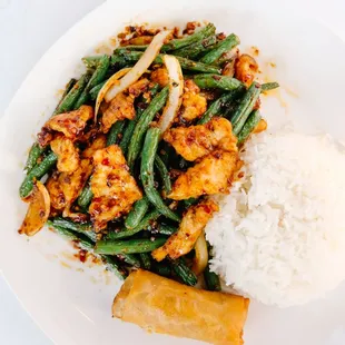 string bean chicken lunch special