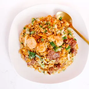 combination fried rice