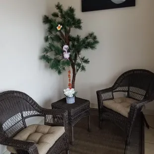 Comfortable waiting area all new!