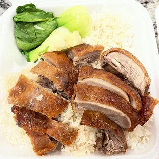 Roasted 3. Roast Duck Over Rice