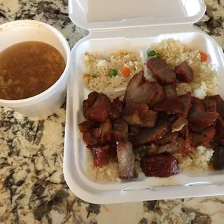 1. BBQ Pork Over Rice