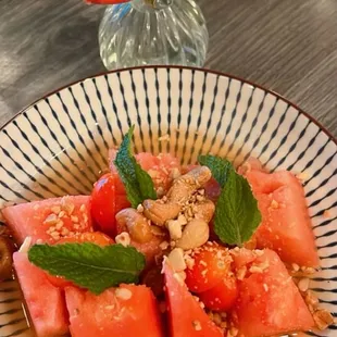 Watermelon salad ( Summer Sumer ) ! At May thai kitchen