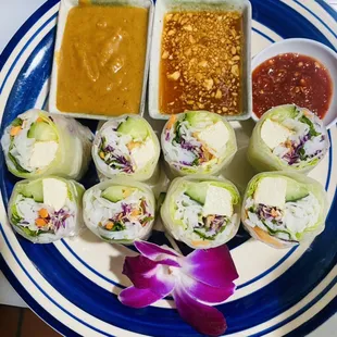 Fresh vegetable roll