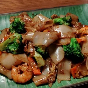 a plate of stir fried vegetables