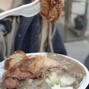 chicken wings and fried chicken, food