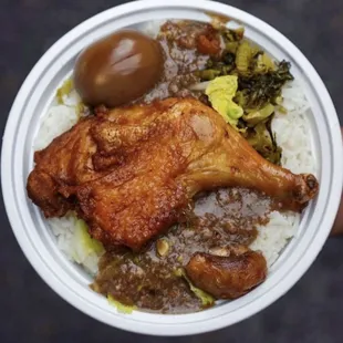 3. Chicken Leg Over Rice