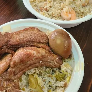 1E. Pork Chop Over Rice With Egg