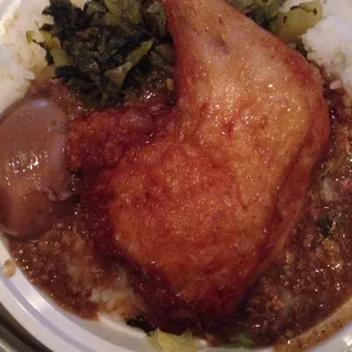 3. Chicken Leg Over Rice