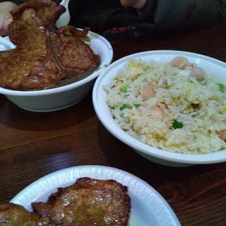 16. Shrimp Fried Rice Cake