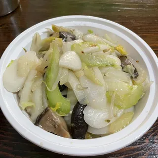 17. Chinese Mushroom Fried Rice Cake