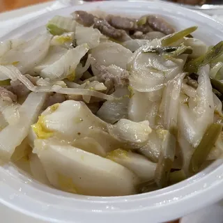 18. Shredded Pork Fried Rice Cake