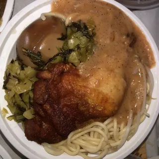21. Chicken Leg Pasta